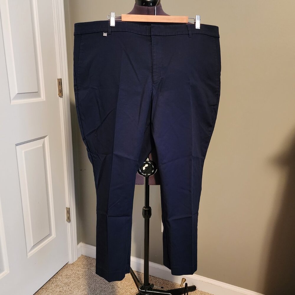 Lauren Ralph Lauren 22W Black Ankle Pant